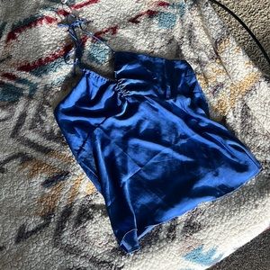 NWT Banana republic silk-like halter